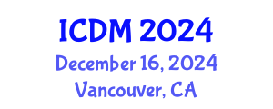 International Conference on Data Mining (ICDM) December 16, 2024 - Vancouver, Canada
