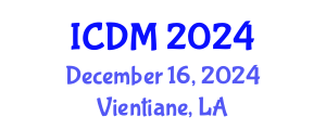 International Conference on Data Mining (ICDM) December 16, 2024 - Vientiane, Laos
