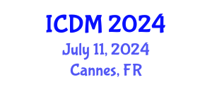 International Conference on Data Mining (ICDM) July 11, 2024 - Cannes, France