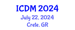 International Conference on Data Mining (ICDM) July 22, 2024 - Crete, Greece