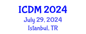 International Conference on Data Mining (ICDM) July 29, 2024 - Istanbul, Turkey