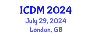 International Conference on Data Mining (ICDM) July 29, 2024 - London, United Kingdom