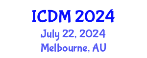 International Conference on Data Mining (ICDM) July 22, 2024 - Melbourne, Australia