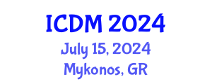International Conference on Data Mining (ICDM) July 15, 2024 - Mykonos, Greece