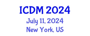 International Conference on Data Mining (ICDM) July 11, 2024 - New York, United States