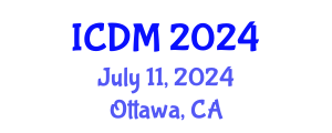 International Conference on Data Mining (ICDM) July 11, 2024 - Ottawa, Canada