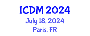International Conference on Data Mining (ICDM) July 18, 2024 - Paris, France
