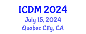 International Conference on Data Mining (ICDM) July 15, 2024 - Quebec City, Canada