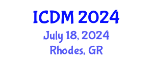 International Conference on Data Mining (ICDM) July 18, 2024 - Rhodes, Greece