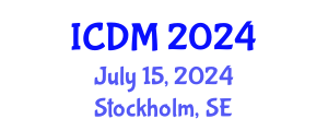 International Conference on Data Mining (ICDM) July 15, 2024 - Stockholm, Sweden