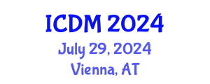 International Conference on Data Mining (ICDM) July 29, 2024 - Vienna, Austria