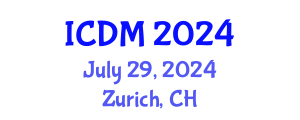 International Conference on Data Mining (ICDM) July 29, 2024 - Zurich, Switzerland