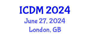 International Conference on Data Mining (ICDM) June 27, 2024 - London, United Kingdom