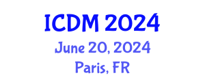 International Conference on Data Mining (ICDM) June 20, 2024 - Paris, France