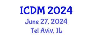 International Conference on Data Mining (ICDM) June 27, 2024 - Tel Aviv, Israel