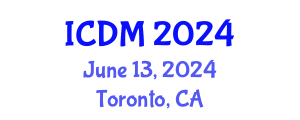 International Conference on Data Mining (ICDM) June 13, 2024 - Toronto, Canada