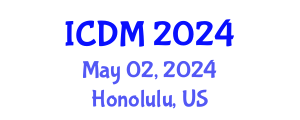 International Conference on Data Mining (ICDM) May 02, 2024 - Honolulu, United States