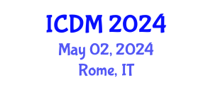 International Conference on Data Mining (ICDM) May 02, 2024 - Rome, Italy