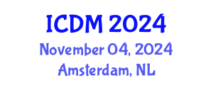 International Conference on Data Mining (ICDM) November 04, 2024 - Amsterdam, Netherlands
