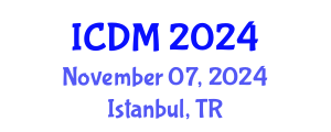 International Conference on Data Mining (ICDM) November 07, 2024 - Istanbul, Turkey