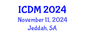 International Conference on Data Mining (ICDM) November 11, 2024 - Jeddah, Saudi Arabia