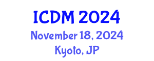 International Conference on Data Mining (ICDM) November 18, 2024 - Kyoto, Japan