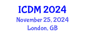 International Conference on Data Mining (ICDM) November 25, 2024 - London, United Kingdom