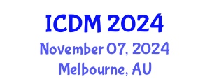 International Conference on Data Mining (ICDM) November 07, 2024 - Melbourne, Australia