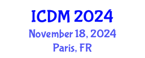 International Conference on Data Mining (ICDM) November 18, 2024 - Paris, France