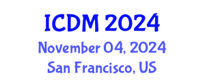 International Conference on Data Mining (ICDM) November 04, 2024 - San Francisco, United States