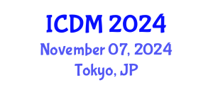 International Conference on Data Mining (ICDM) November 07, 2024 - Tokyo, Japan