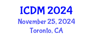 International Conference on Data Mining (ICDM) November 25, 2024 - Toronto, Canada