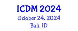 International Conference on Data Mining (ICDM) October 24, 2024 - Bali, Indonesia