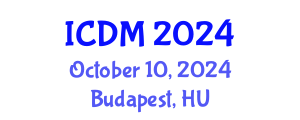 International Conference on Data Mining (ICDM) October 10, 2024 - Budapest, Hungary