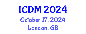 International Conference on Data Mining (ICDM) October 17, 2024 - London, United Kingdom