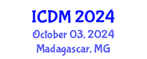 International Conference on Data Mining (ICDM) October 03, 2024 - Madagascar, Madagascar