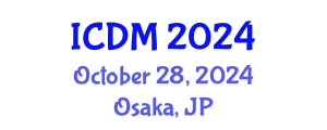 International Conference on Data Mining (ICDM) October 28, 2024 - Osaka, Japan