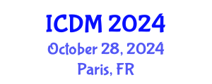 International Conference on Data Mining (ICDM) October 28, 2024 - Paris, France