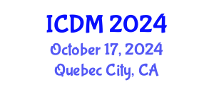 International Conference on Data Mining (ICDM) October 17, 2024 - Quebec City, Canada