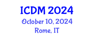 International Conference on Data Mining (ICDM) October 10, 2024 - Rome, Italy