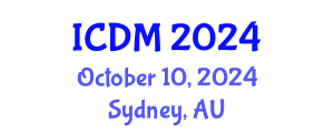 International Conference on Data Mining (ICDM) October 10, 2024 - Sydney, Australia
