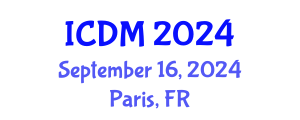 International Conference on Data Mining (ICDM) September 16, 2024 - Paris, France