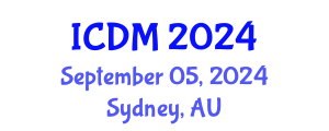 International Conference on Data Mining (ICDM) September 05, 2024 - Sydney, Australia