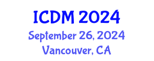 International Conference on Data Mining (ICDM) September 26, 2024 - Vancouver, Canada