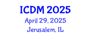 International Conference on Data Mining (ICDM) April 29, 2025 - Jerusalem, Israel