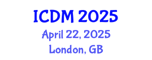 International Conference on Data Mining (ICDM) April 22, 2025 - London, United Kingdom