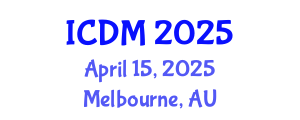 International Conference on Data Mining (ICDM) April 15, 2025 - Melbourne, Australia