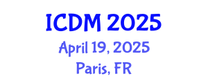 International Conference on Data Mining (ICDM) April 19, 2025 - Paris, France