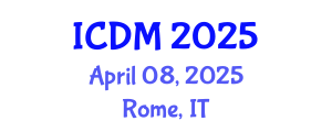 International Conference on Data Mining (ICDM) April 08, 2025 - Rome, Italy