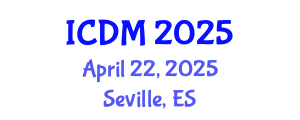 International Conference on Data Mining (ICDM) April 22, 2025 - Seville, Spain
